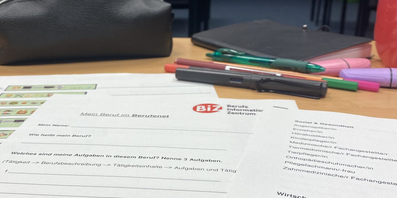 Besuch der Berufsinformationsveranstalung
